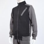 ⁦طقم تريننج جاكيت + بنطلون قماش مجكر خريفي ربيعي⁩ - الصورة ⁦2⁩