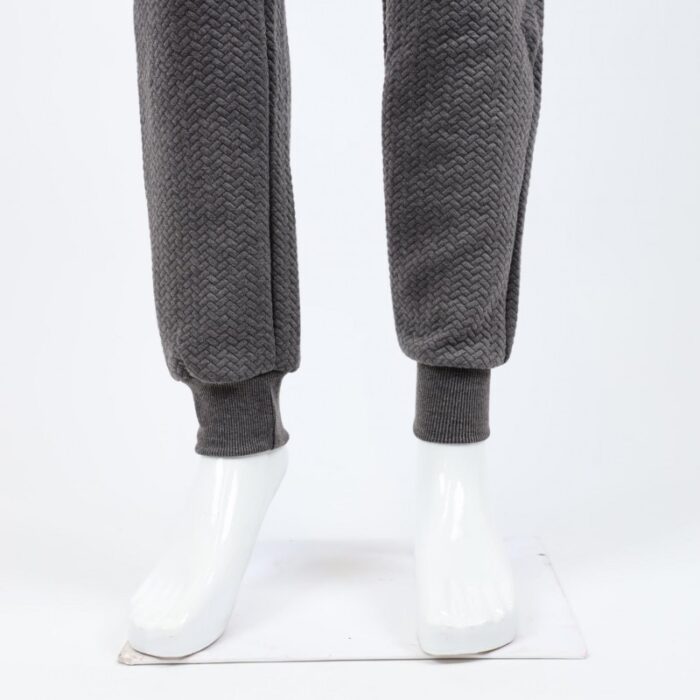 ⁦طقم تريننج جاكيت + بنطلون قماش مجكر خريفي ربيعي⁩ - الصورة ⁦8⁩