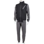 ⁦طقم تريننج جاكيت + بنطلون قماش مجكر خريفي ربيعي⁩ - الصورة ⁦9⁩