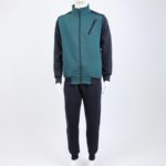 طقم تريننج جاكيت + بنطلون قماش مجكر خريفي ربيعي