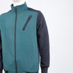 ⁦طقم تريننج جاكيت + بنطلون قماش مجكر خريفي ربيعي⁩ - الصورة ⁦3⁩