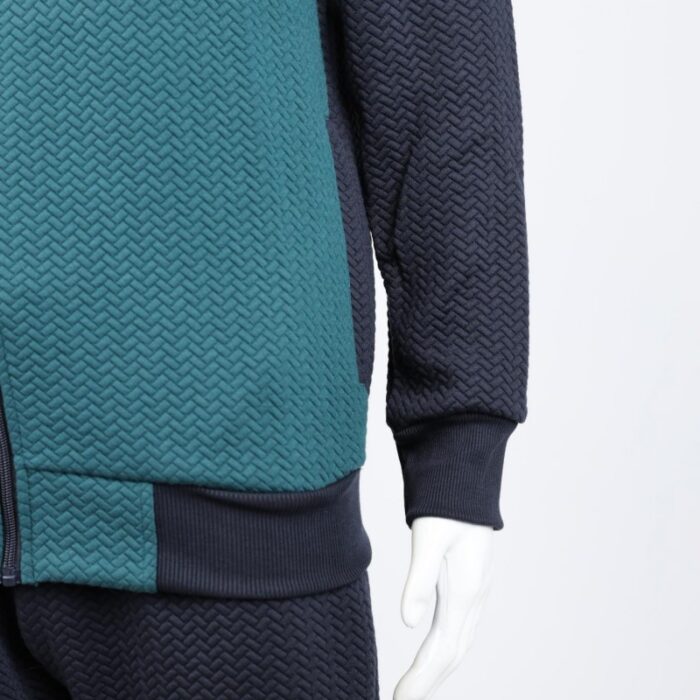 ⁦طقم تريننج جاكيت + بنطلون قماش مجكر خريفي ربيعي⁩ - الصورة ⁦4⁩