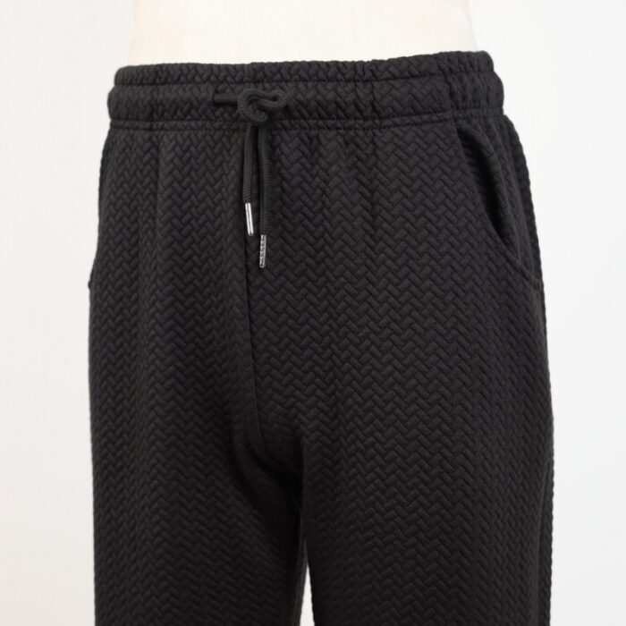 ⁦طقم تريننج جاكيت + بنطلون قماش مجكر خريفي ربيعي⁩ - الصورة ⁦3⁩