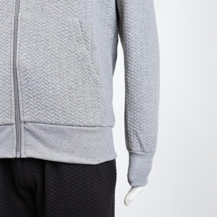 ⁦طقم تريننج جاكيت + بنطلون قماش مجكر خريفي ربيعي⁩ - الصورة ⁦7⁩