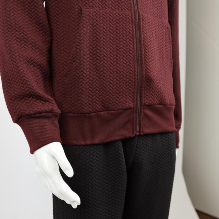 ⁦طقم تريننج جاكيت + بنطلون قماش مجكر خريفي ربيعي⁩ - الصورة ⁦6⁩