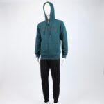 ⁦طقم تريننج جاكيت + بنطلون قماش مجكر خريفي ربيعي⁩ - الصورة ⁦2⁩