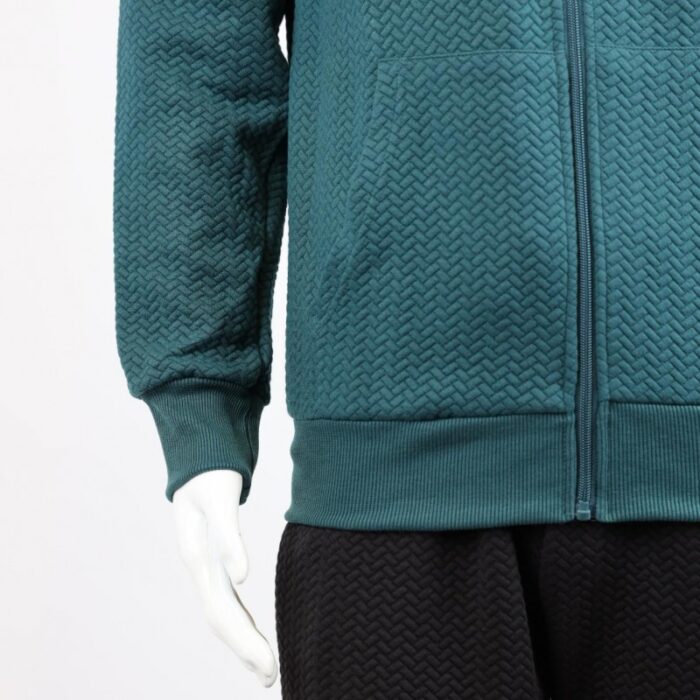 ⁦طقم تريننج جاكيت + بنطلون قماش مجكر خريفي ربيعي⁩ - الصورة ⁦4⁩