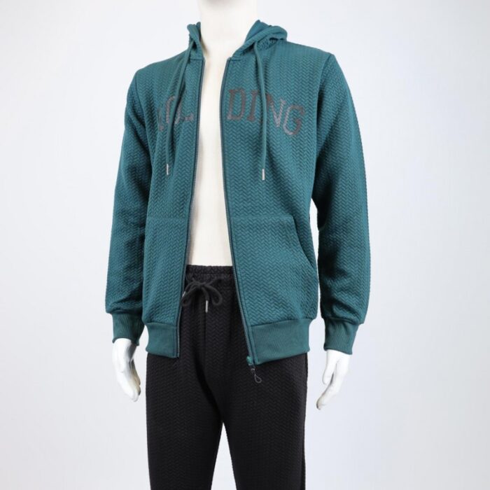 ⁦طقم تريننج جاكيت + بنطلون قماش مجكر خريفي ربيعي⁩ - الصورة ⁦8⁩