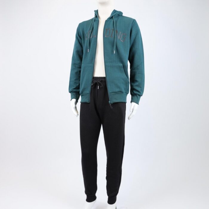 ⁦طقم تريننج جاكيت + بنطلون قماش مجكر خريفي ربيعي⁩ - الصورة ⁦9⁩