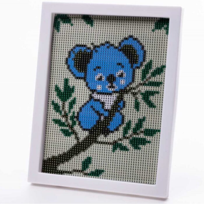 ⁦لوحة تزيين الألماس DIY D5 بتصميم الكوالا مقاس 22 * 18 سم⁩ - الصورة ⁦3⁩