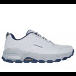 ⁦Skechers Men's Max Protect - Ironguard Shoes -حذاء سكيتشرز ماكس بروتيكت - ايرونجارد للرجال لون رمادي وأزرق⁩ - الصورة ⁦2⁩