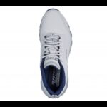 ⁦Skechers Men's Max Protect - Ironguard Shoes -حذاء سكيتشرز ماكس بروتيكت - ايرونجارد للرجال لون رمادي وأزرق⁩ - الصورة ⁦3⁩