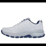 ⁦Skechers Men's Max Protect - Ironguard Shoes -حذاء سكيتشرز ماكس بروتيكت - ايرونجارد للرجال لون رمادي وأزرق⁩ - الصورة ⁦5⁩