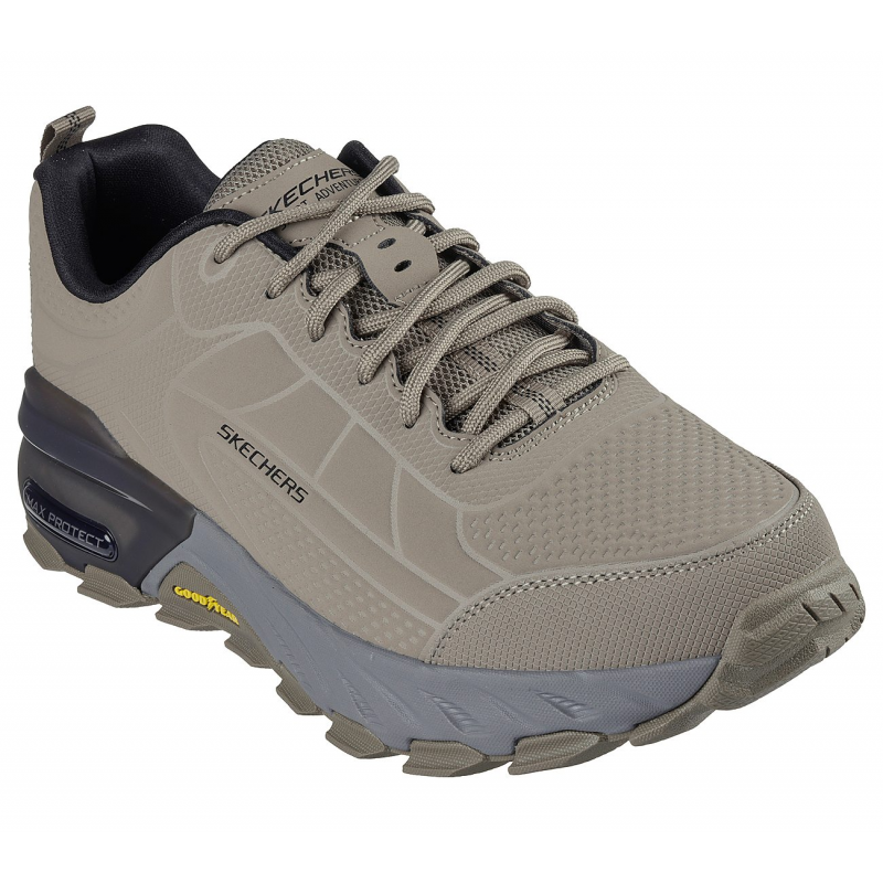 ⁦Skechers Men's Max Protect - Ironguard Shoes -حذاء سكيتشرز ماكس بروتيكت - ايرونجارد للرجال لون بيج⁩ - الصورة ⁦1⁩