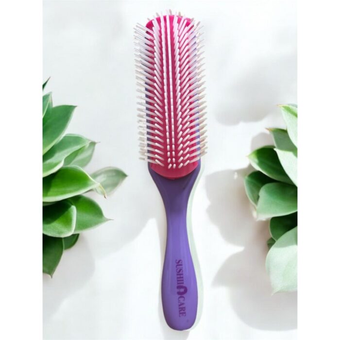 103376848_67dcb748b4e82 فرشاية ستايلنج للشعر الكيرلي Denman Brush لون زهري و بنفسجي - الصورة 1