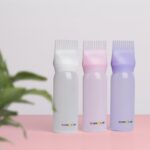 علبة لزيت فروة الرأس (فارغة) لون أبيض