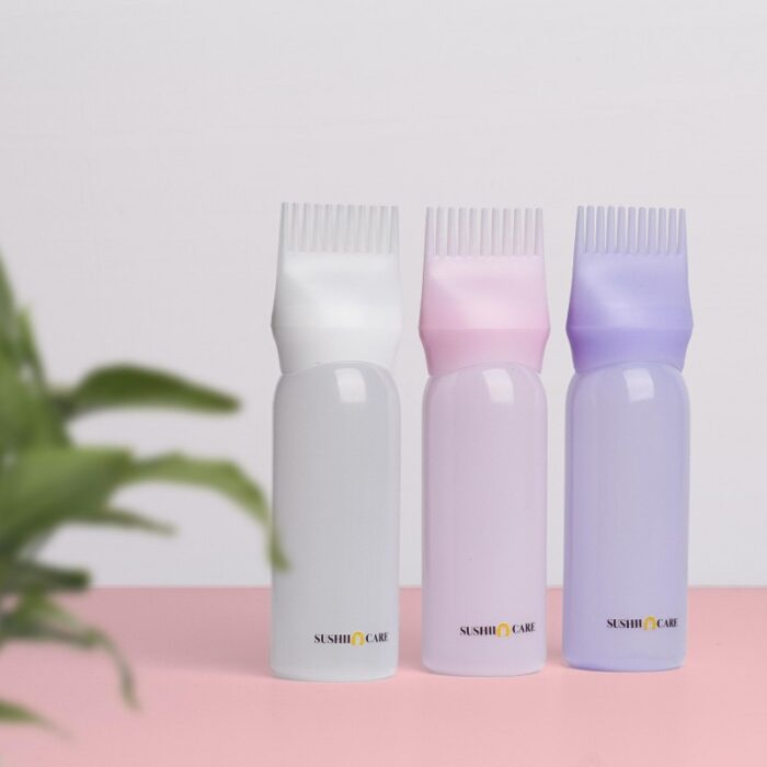 ⁦علبة لزيت فروة الرأس (فارغة) لون زهري⁩ - الصورة ⁦2⁩