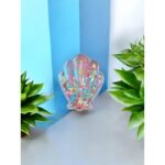 ⁦فرشاية أطفال على شكل صدفة لون زهري⁩ - الصورة ⁦2⁩