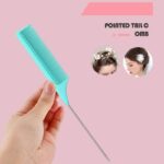 ⁦مشط شعر رفيع لون أخضر⁩ - الصورة ⁦2⁩