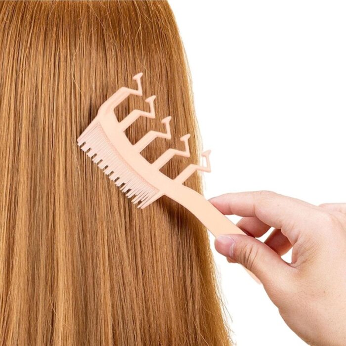 ⁦مشط متعدد الاستخدامات لون زهري⁩ - الصورة ⁦3⁩