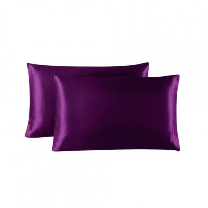103376882_67dcb76fc799c غطاء وسادة ستان لون بنفسجي - الصورة 1