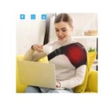 ⁦مشد تدفئة كهربائي للكتف لتخفيف الالام يعمل من خلال سلك USB - ذات 3 مستويات لتعديل درجة الحرارة لون أسود⁩ - الصورة ⁦4⁩