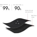 ⁦كفوف فخمة للرجال والنساء حجم XL ضد الماء والخدش مناسبة لشاشات اللمس وقيادة الدراجات- -لون أسود⁩ - الصورة ⁦6⁩