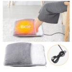 جهاز تدفئة القدمين من 50 - 60 درجة مئوية مثالي في فصل الشتاء خفيف وناعم ومريح يعمل من خلال سلك USB ذات جودة ممتازة لون سكني غامق