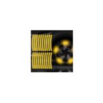 ملصقات عاكسة مضيئة  عواكس لعجلات السيارة والدراجة عدد 20 قطعة لون أصفر  9 * 0.7  سم