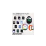 ⁦ساعة ذكية موديل T88 شاشة لمس كاملة 168 بوصة مقاومة للماء إصدار بلوتوث 50 سعة البطارية 120 ملي أمبير مع حزام سيليكون لون أسود⁩ - الصورة ⁦2⁩