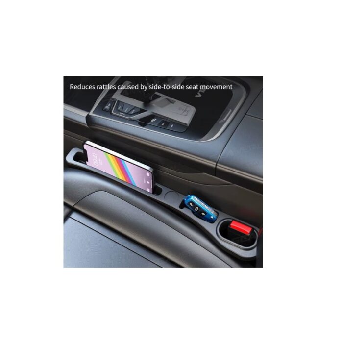 ⁦منظم للفجوات بين مقاعد السيارة عدد 2 لمنع الاشياء من السقوط يناسب السيارات والشاحنات وسيارات الدفع الرباعي⁩ - الصورة ⁦3⁩