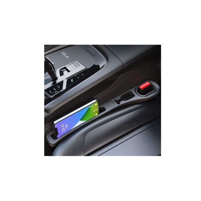 ⁦منظم للفجوات بين مقاعد السيارة عدد 2 لمنع الاشياء من السقوط يناسب السيارات والشاحنات وسيارات الدفع الرباعي⁩ - الصورة ⁦5⁩