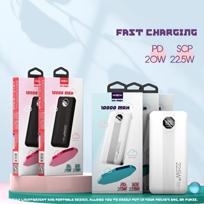 103376964_67dcb81f81180 بوربانك PB94 من الماركة العالمية موكسوم بسعة 10000 ملي امبير مع 4 منافذ MicroUSB TypeC 2 USB - الصورة 1