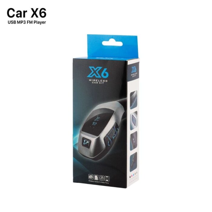 ⁦شاحن سيارة X6 ومشغل MP3 بلوتوث⁩ - الصورة ⁦2⁩