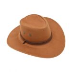 ⁦قبعة cowboy للرجال لون بني⁩ - الصورة ⁦4⁩