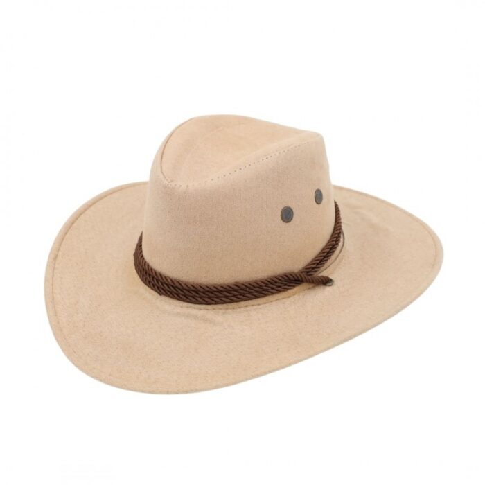 ⁦قبعة cowboy للرجال لون بيج⁩ - الصورة ⁦4⁩