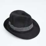 ⁦قبعة فيدورا للرجال لون أسود⁩ - الصورة ⁦3⁩