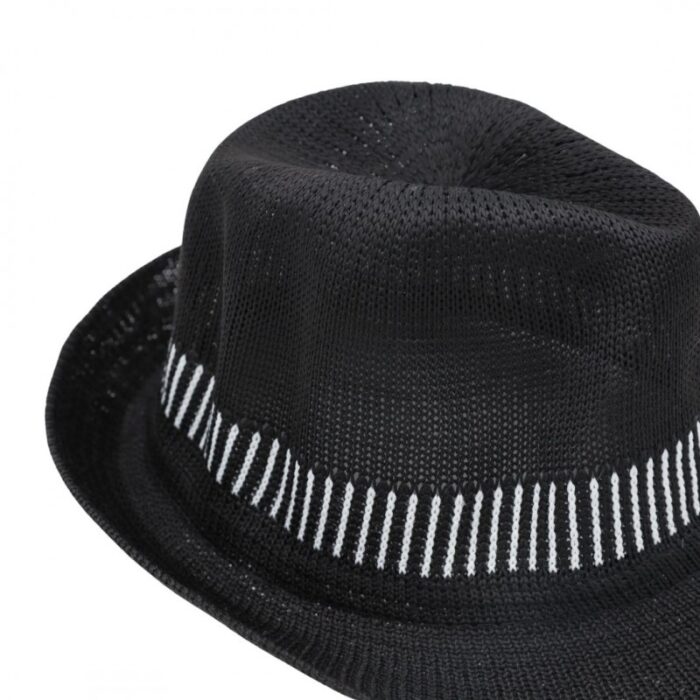 ⁦قبعة فيدورا للرجال لون أسود⁩ - الصورة ⁦4⁩