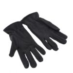 ⁦كفوف صوف للنساء لون أسود⁩ - الصورة ⁦2⁩