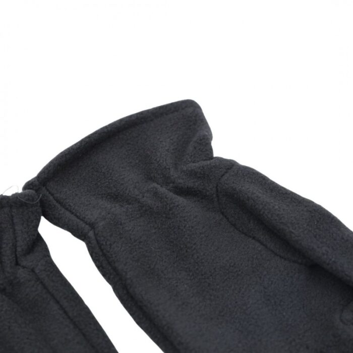 ⁦كفوف صوف للنساء لون أسود⁩ - الصورة ⁦4⁩