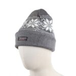 طاقية صوف لون رمادي