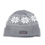 ⁦طاقية صوف لون رمادي⁩ - الصورة ⁦2⁩