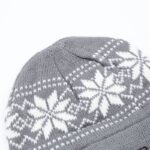 ⁦طاقية صوف لون رمادي⁩ - الصورة ⁦4⁩