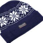 ⁦طاقية صوف لون كحلي⁩ - الصورة ⁦4⁩