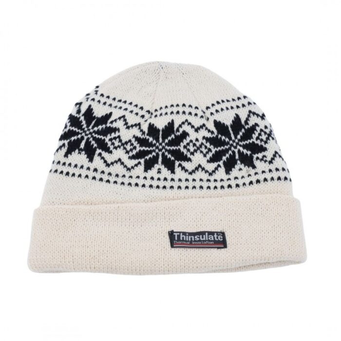 ⁦طاقية صوف لون بيج⁩ - الصورة ⁦2⁩