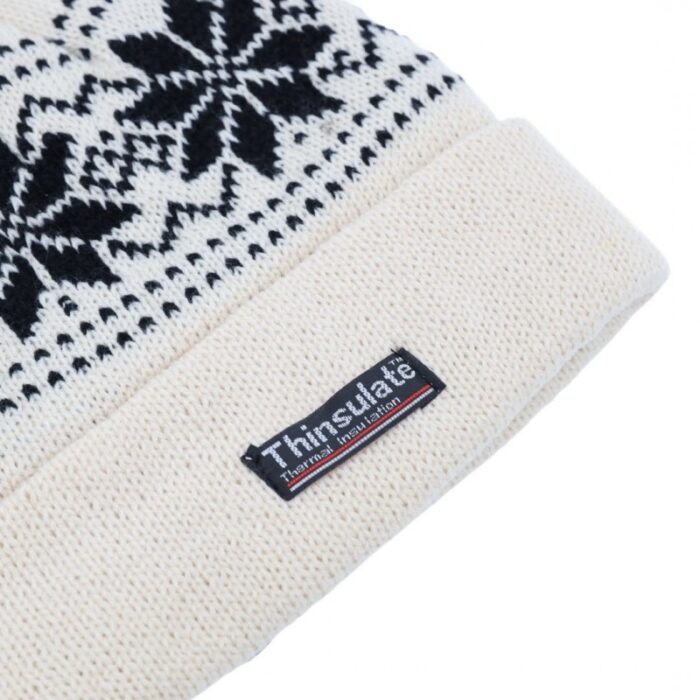 ⁦طاقية صوف لون بيج⁩ - الصورة ⁦3⁩