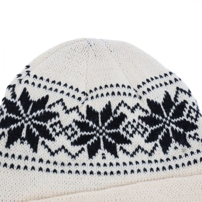 ⁦طاقية صوف لون بيج⁩ - الصورة ⁦4⁩