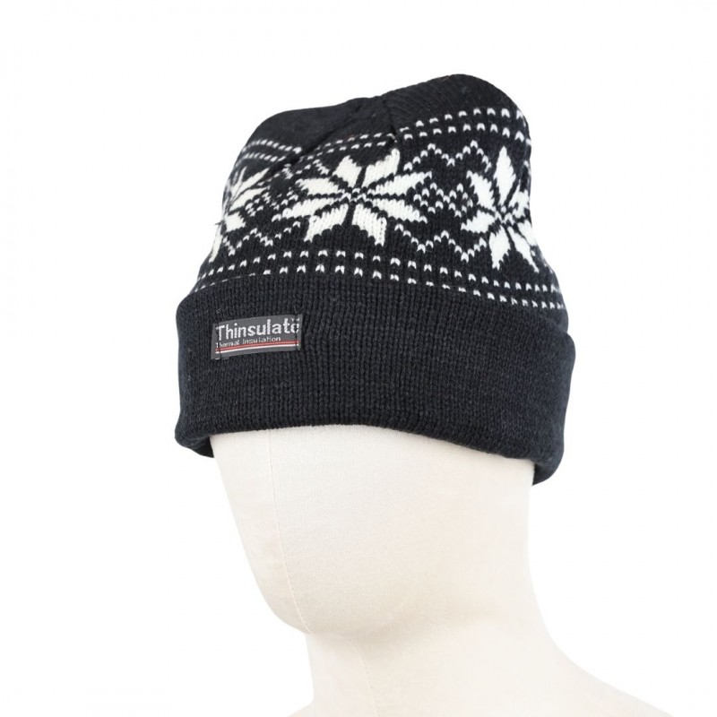 ⁦طاقية صوف لون أسود⁩ - الصورة ⁦1⁩