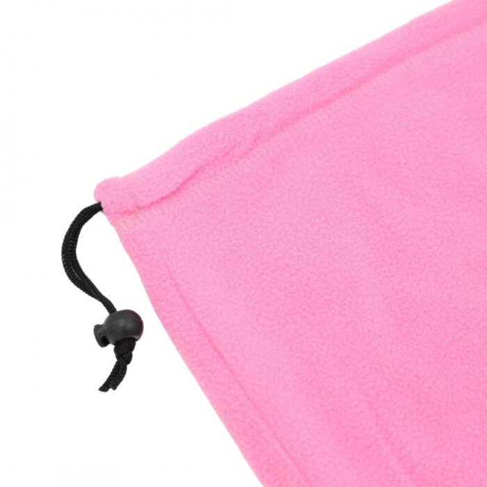 ⁦غطاء صوف للرقبة والرأس متعدد الاستعمالات لون زهري فاتح⁩ - الصورة ⁦3⁩