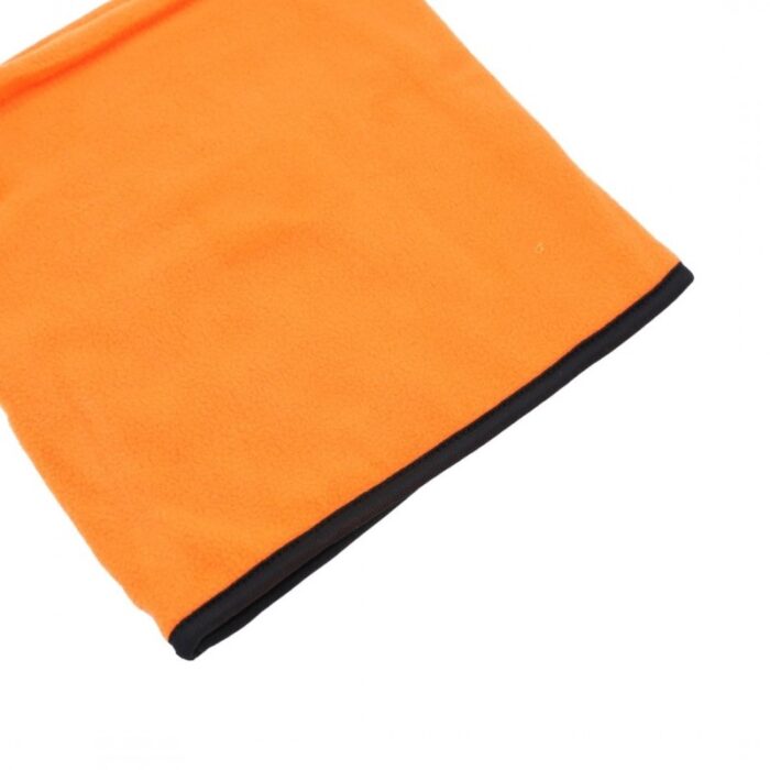 ⁦غطاء صوف للرقبة والرأس متعدد الاستعمالات لون برتقالي⁩ - الصورة ⁦2⁩